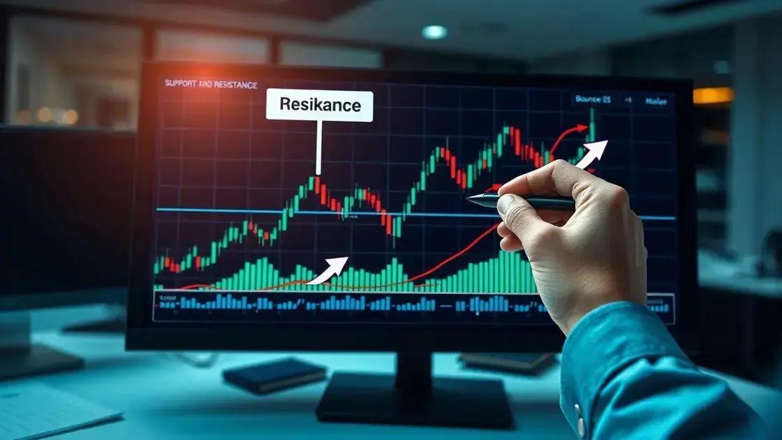 Estratégias de trading utilizando suporte e resistência